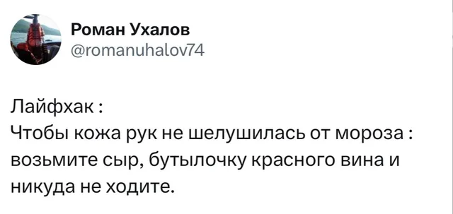 Лайфхак от мороза: вино и сыр