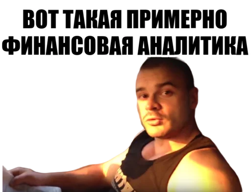 Вот такая примерно финансовая аналитика