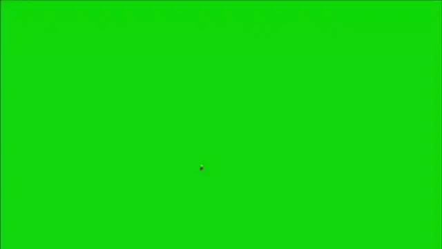Санта-Клаус машет рукой на зеленом фоне