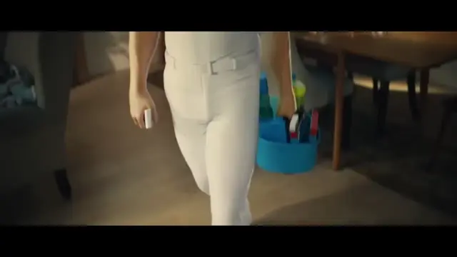 Сексуальный Мистер Пропер убирается дома