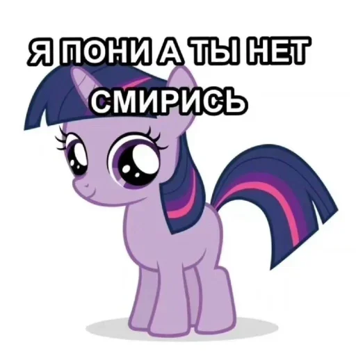 Я пони, а ты нет, смирись