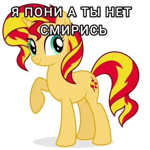 Я пони, а ты нет, смирись