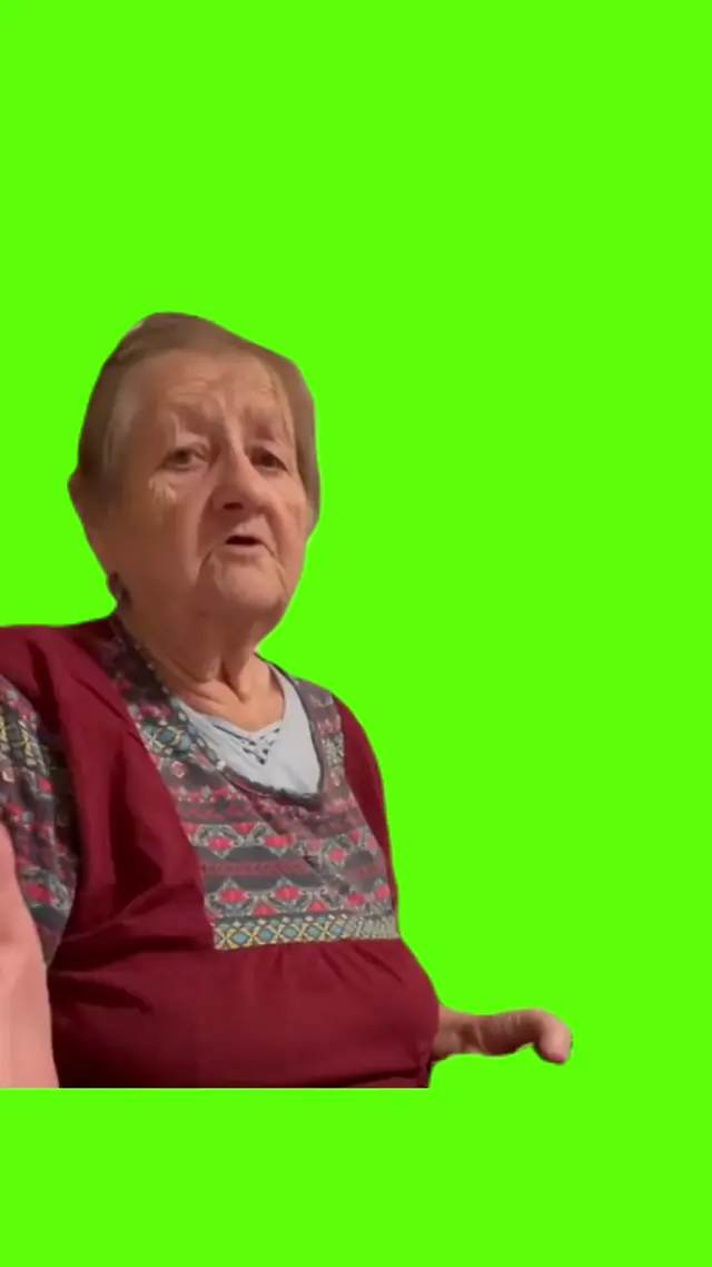 Бабушка разрывает контракт на хромакее
