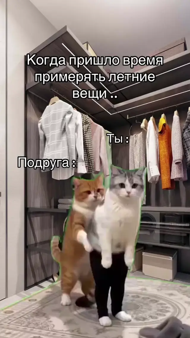 Примерка летних вещей с подругой