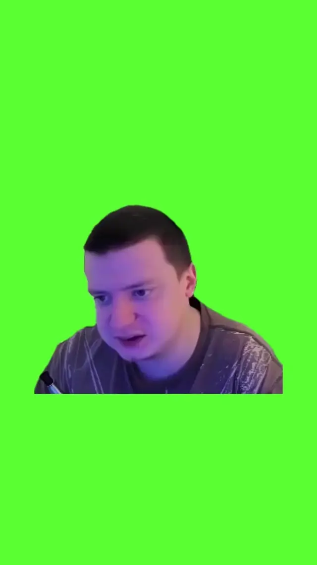 Удивление и фраза Oh my god на хромакее