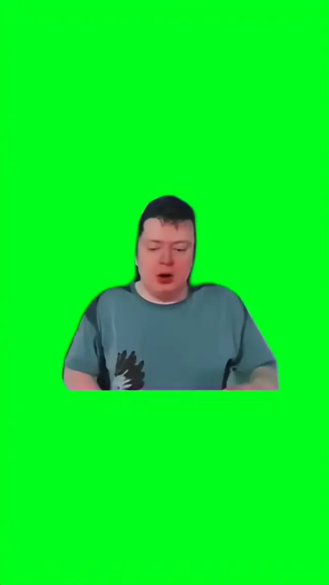 Эпичный момент на зеленом фоне для твоего монтажа