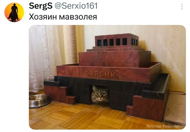 Хозяин мавзолея Барсик