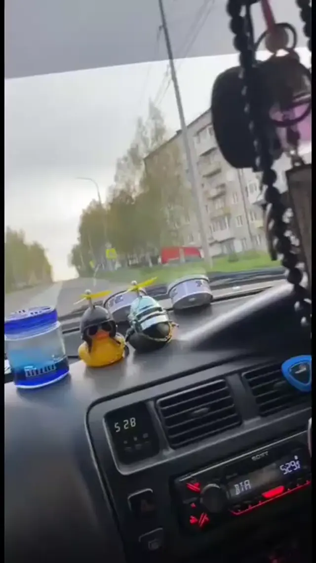 Лунтик переходит дорогу