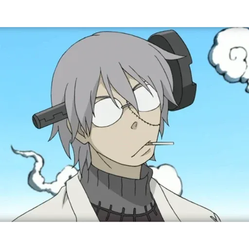Статичное изображение персонажа. — Franken Stein из аниме «Soul Eater»