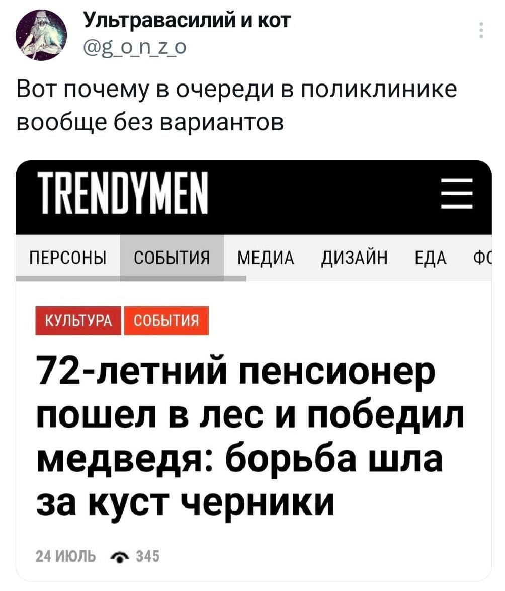 Пенсионер победил медведя за куст черники