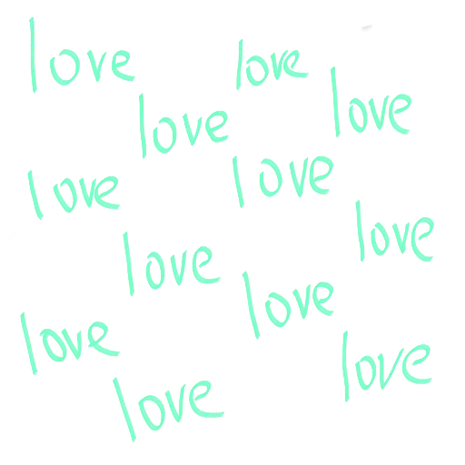 Пиксельное слово love на чёрном фоне