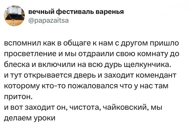 Чистота, Чайковский, мы делаем уроки