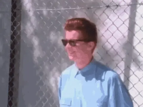 Рик Эстли танцует (Rickroll)