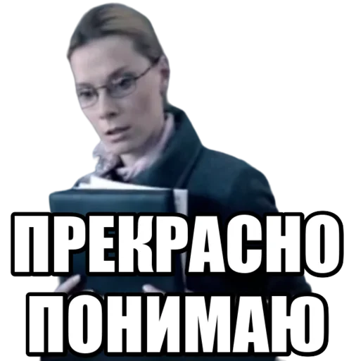 Прекрасно понимаю