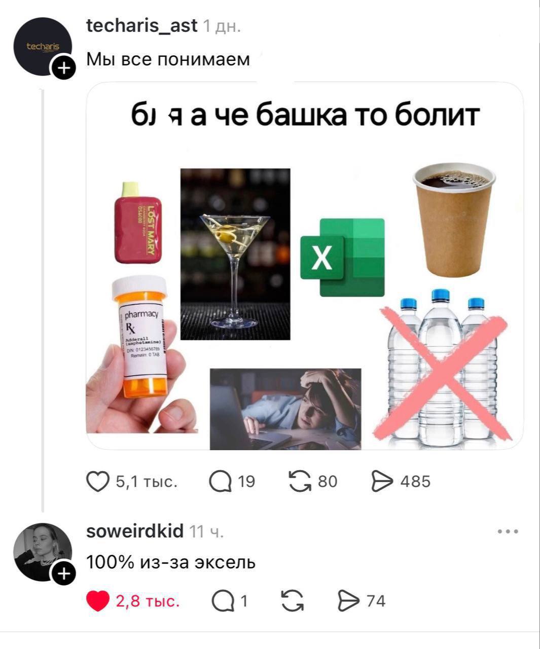 Бля а че башка то болит