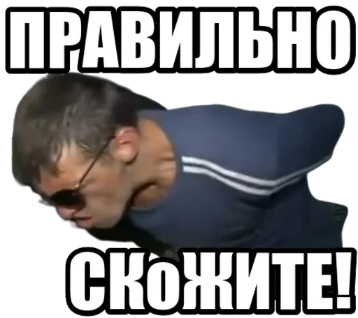 Правильно скожите!
