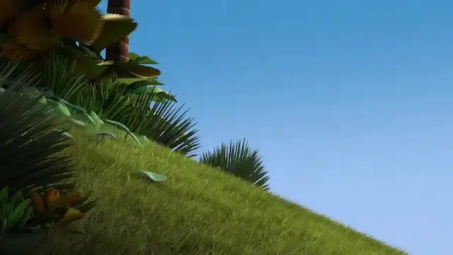 Алекс из Мадагаскара катится под What a Wonderful World