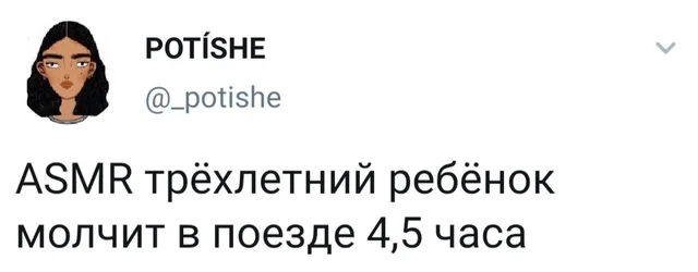 Статичное изображение текста твита. — автор поста с ником @_potishe