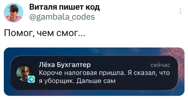 Лёха Бухгалтер и налоговая