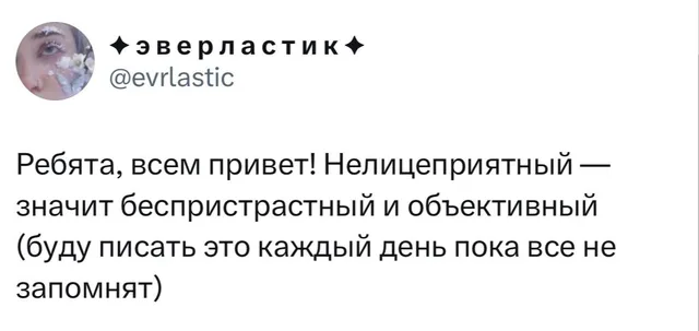 Значение слова нелицеприятный