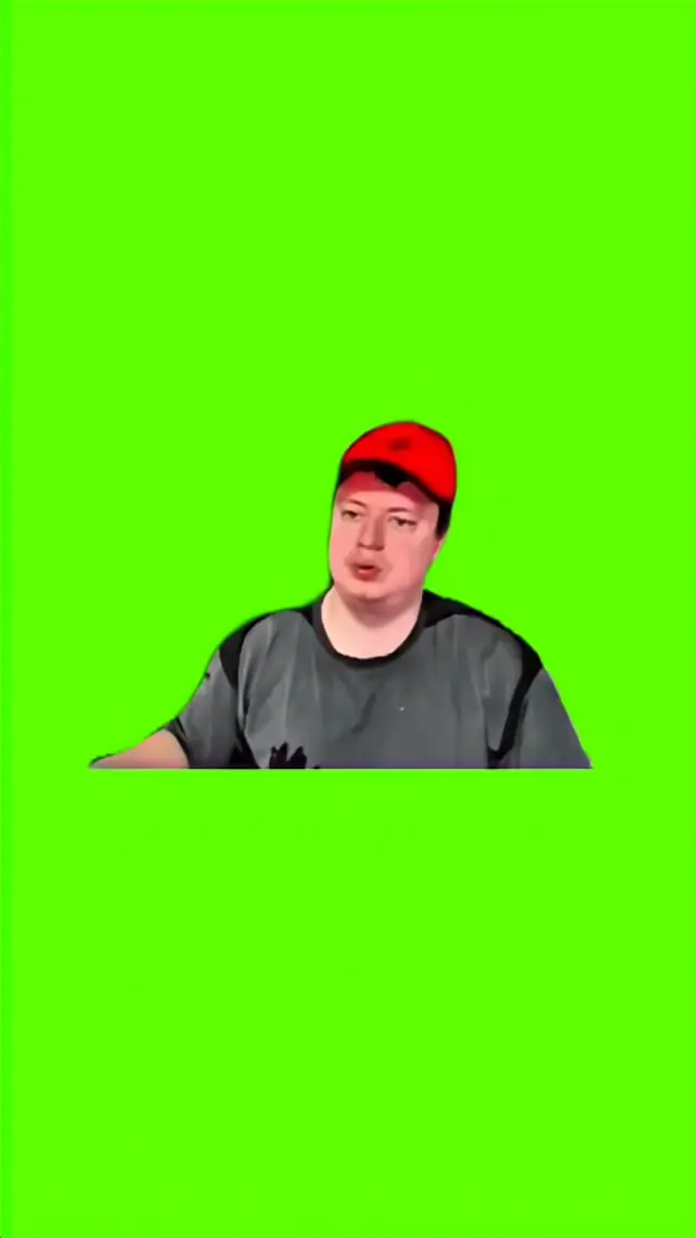 Забавный момент на зеленом фоне для монтажа