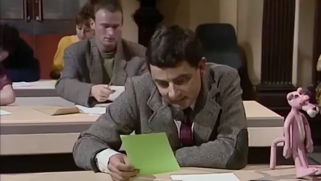 Мистер Бин на экзамене