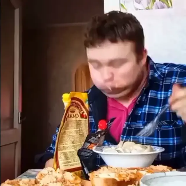 Когда пришел домой очень голодным