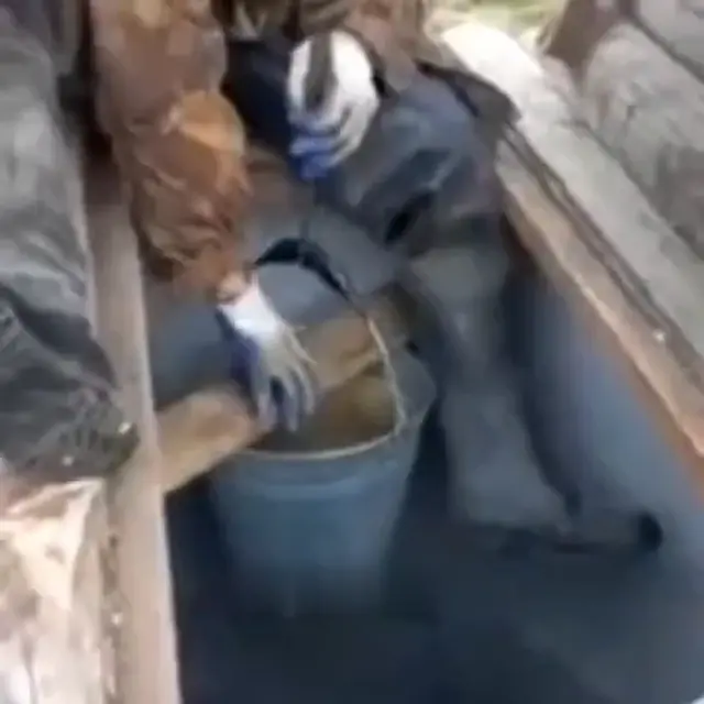 Удачное падение в колодец