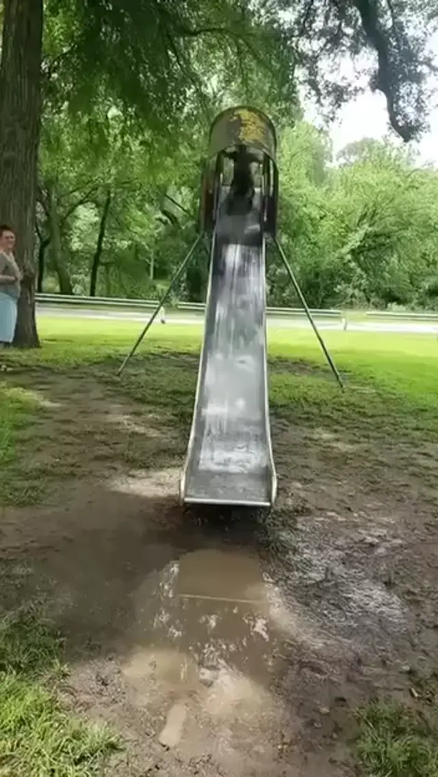 Эпичное приземление в грязь