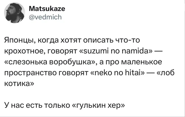 Японские метафоры против русских