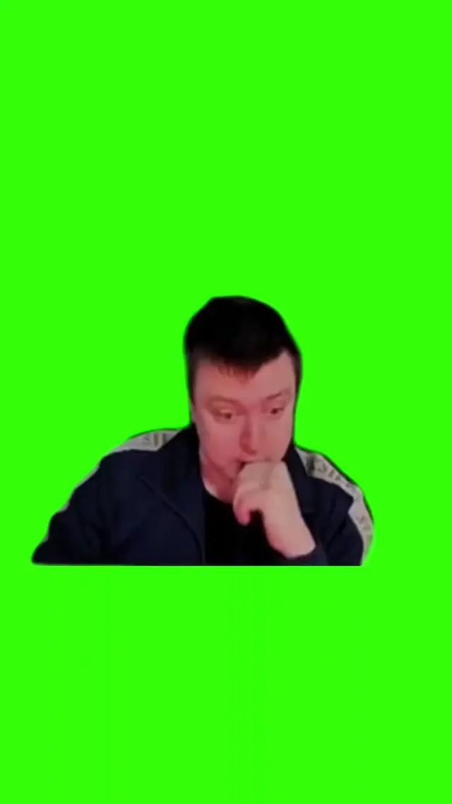 Парень в шоке ругается матом на хромакее