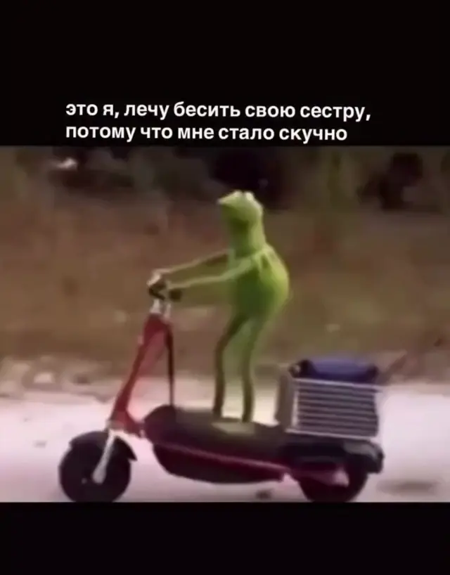 Это я лечу бесить свою сестру