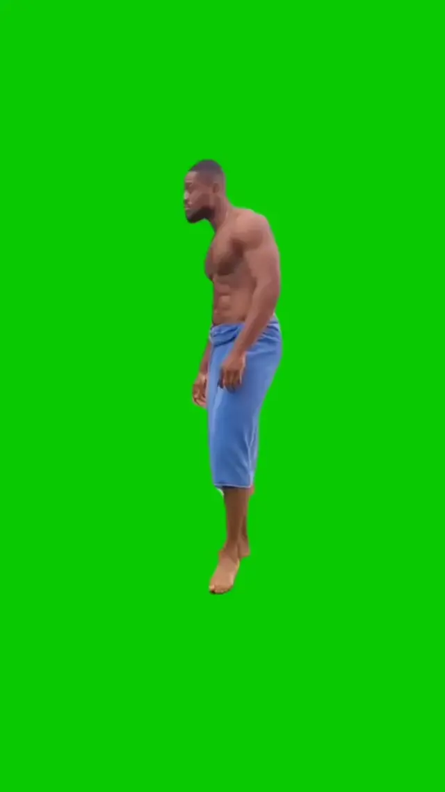 Походка гориллы в полотенце